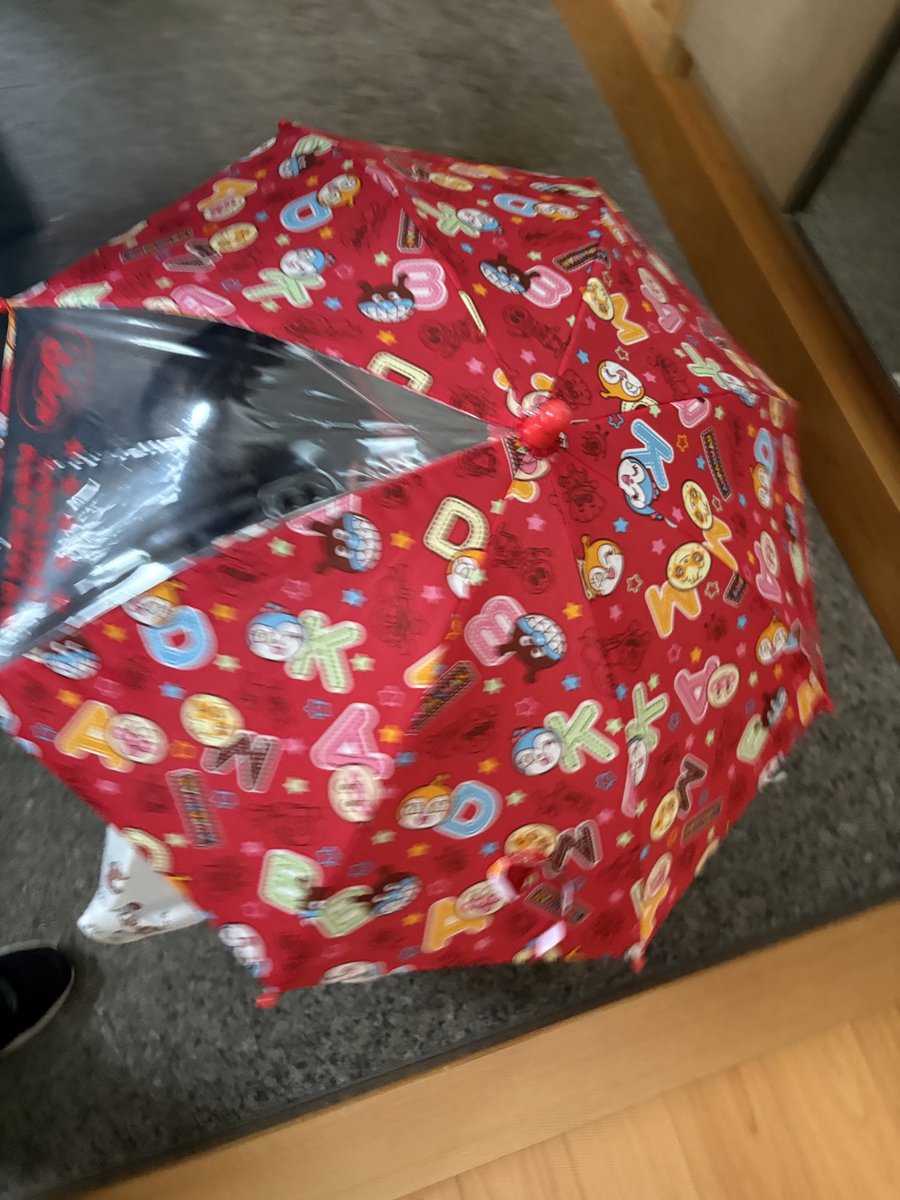楽天で購入したアンパンマンの傘